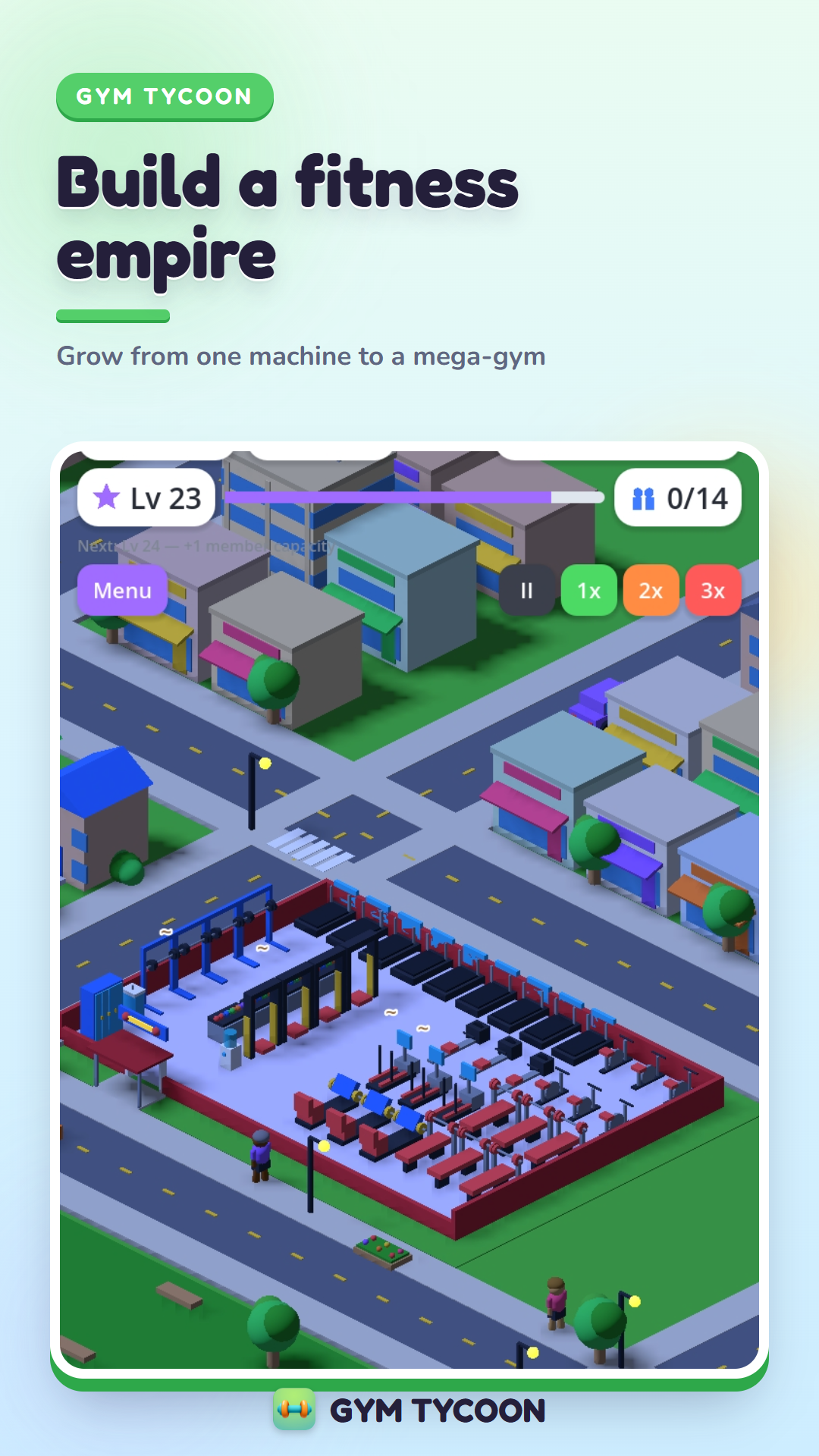 Gym Tycoon — build a fitness empire